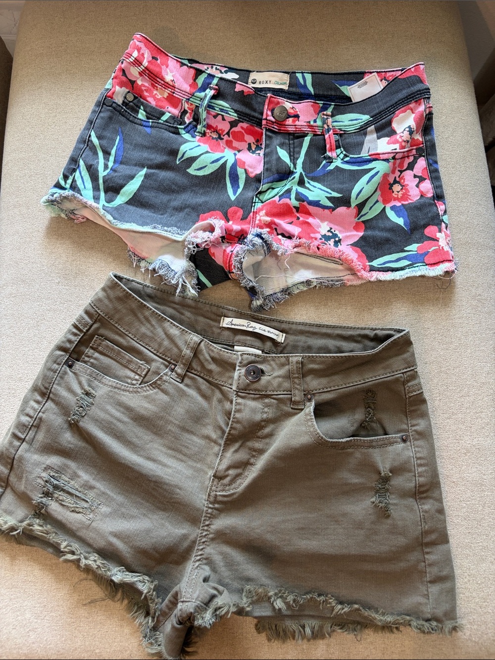 Cutoff Denim Shorts